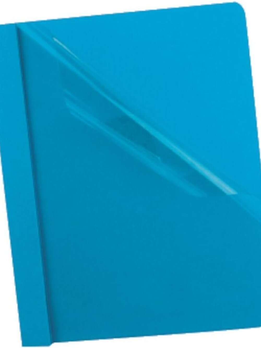Clear Front Report Covers, Light Blue, Letter Size, 25 per Box 55801